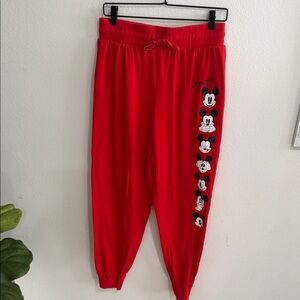 Disney Be Yourself Red Loungepants